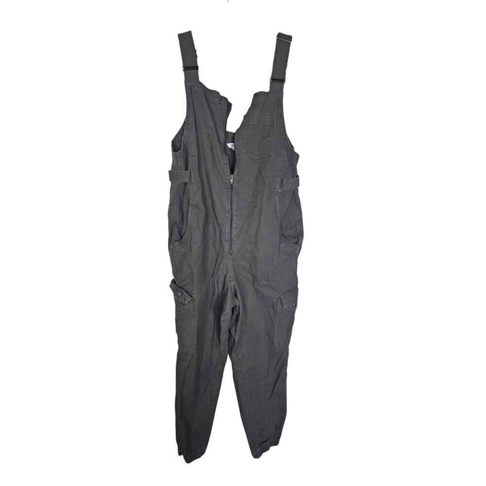 Duluth Trading Co M Gray Overalls Coveralls Utility Garden Outdoor Farm